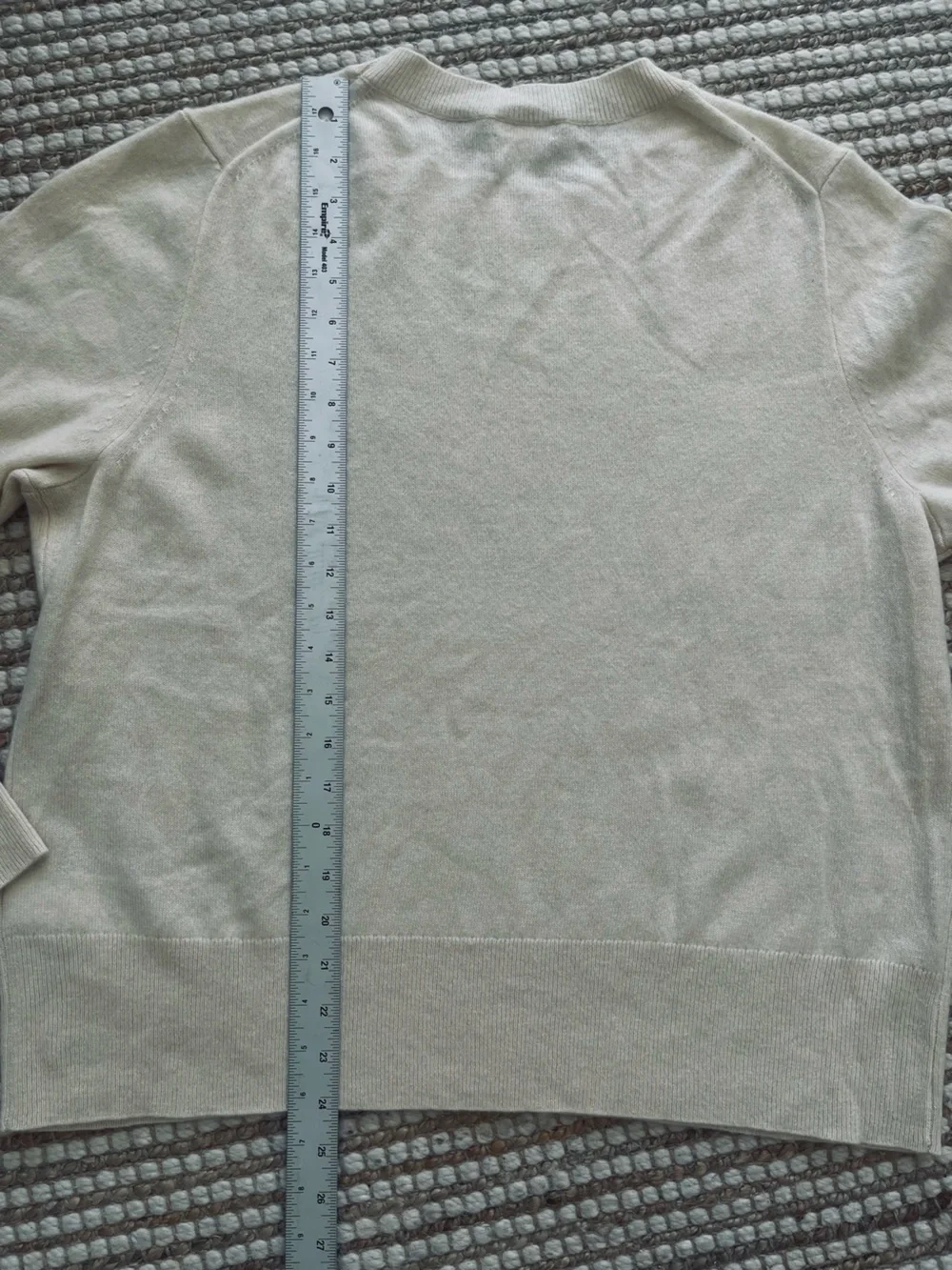 Perfect Cashmere Crewneck J. Crew Cream Size XXL